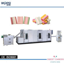 Machine de fabrication de chewing-gum bicolore